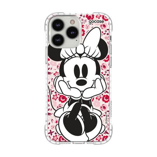 Capinha para celular Mickey & Amigos - Minnie Entre Flores