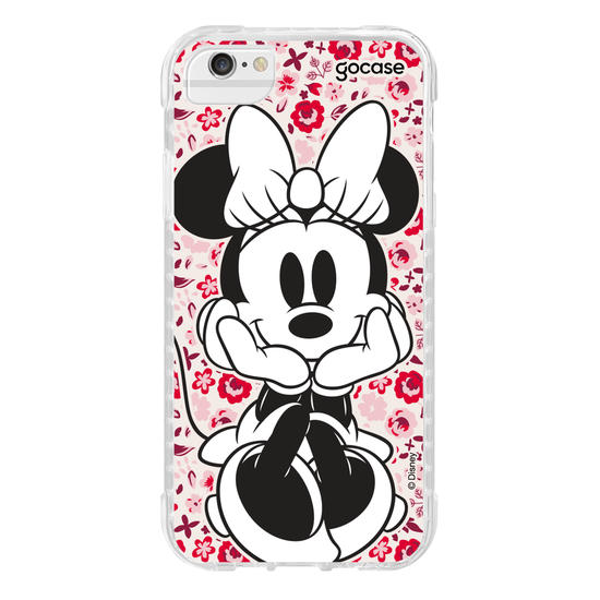 Capinha para celular Mickey & Amigos - Minnie Entre Flores