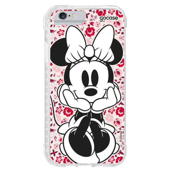 Capinha para celular Mickey & Amigos - Minnie Entre Flores