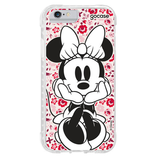 Capinha para celular Mickey & Amigos - Minnie Entre Flores