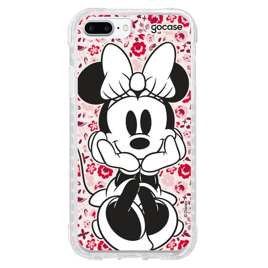 Capinha para celular Mickey & Amigos - Minnie Entre Flores