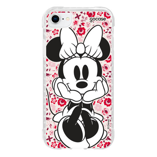 Capinha para celular Mickey & Amigos - Minnie Entre Flores