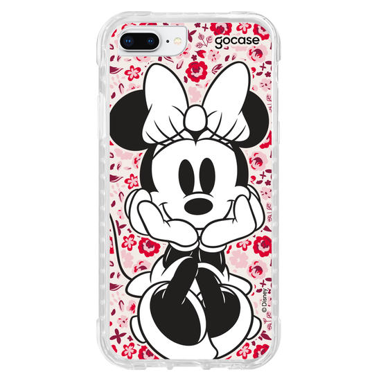 Capinha para celular Mickey & Amigos - Minnie Entre Flores