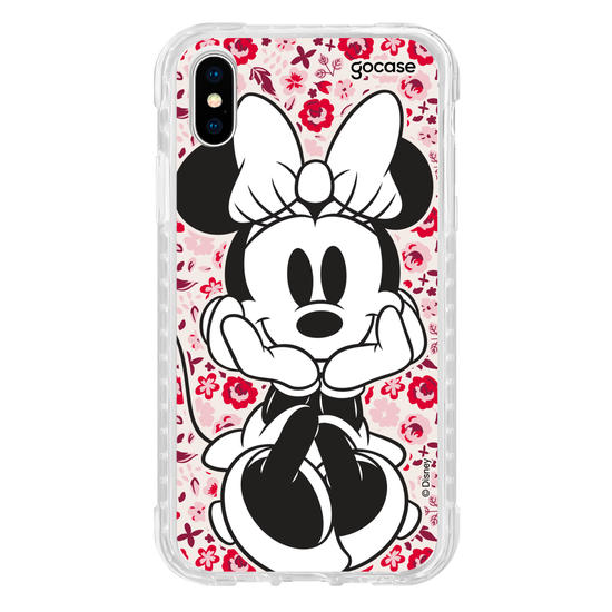 Capinha para celular Mickey & Amigos - Minnie Entre Flores