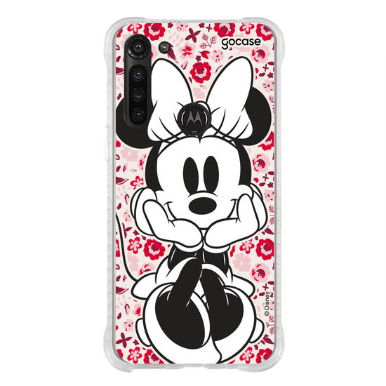 Capinha para celular Mickey & Amigos - Minnie Entre Flores