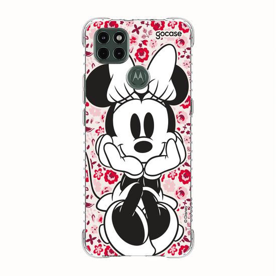 Capinha para celular Mickey & Amigos - Minnie Entre Flores