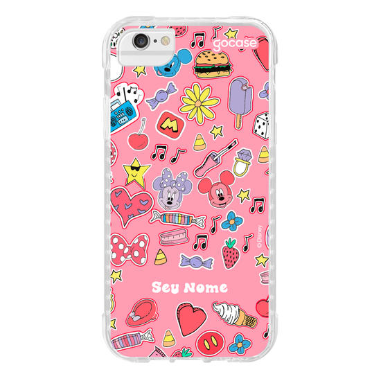 Capinha para celular Mickey & Amigos - Minnie Patches