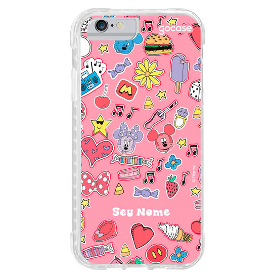 Capinha para celular Mickey & Amigos - Minnie Patches