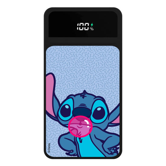 Carregador Portátil Turbo 10000mah Preto - Disney - Lilo e Stitch - Stitch Caretas