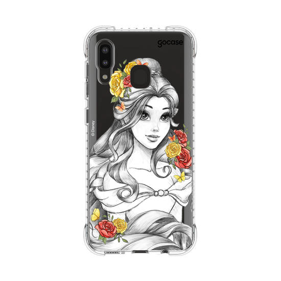 Capinha para celular Disney - Princesas - Bela Floral