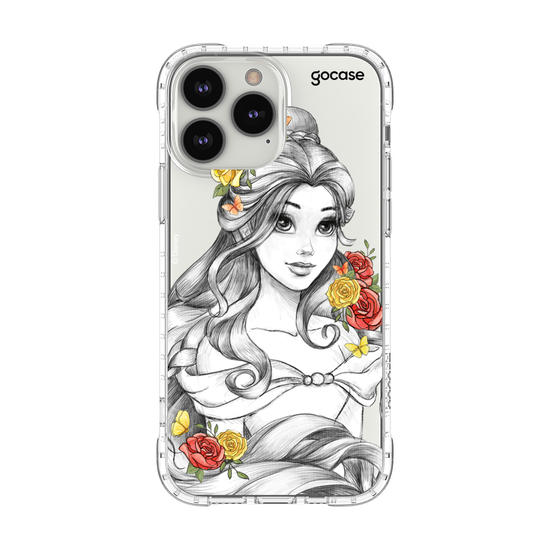 Capinha para celular Disney - Princesas - Bela Floral