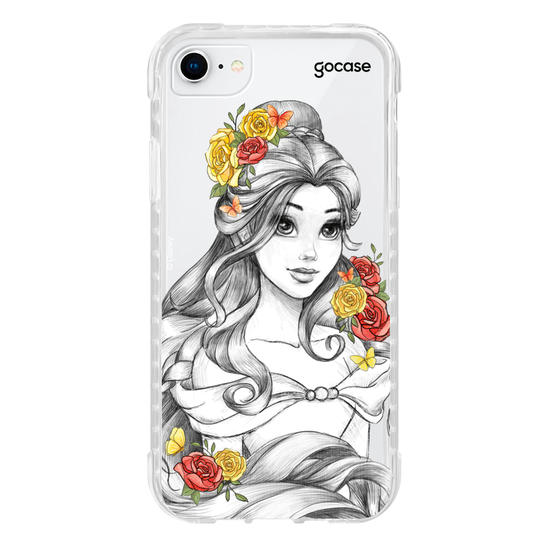 Capinha para celular Disney - Princesas - Bela Floral