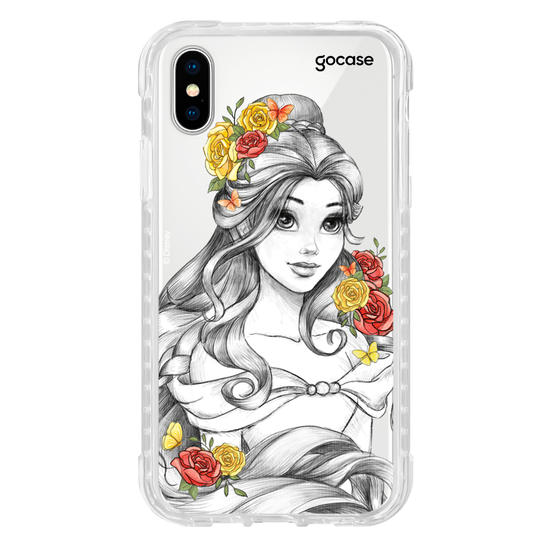 Capinha para celular Disney - Princesas - Bela Floral