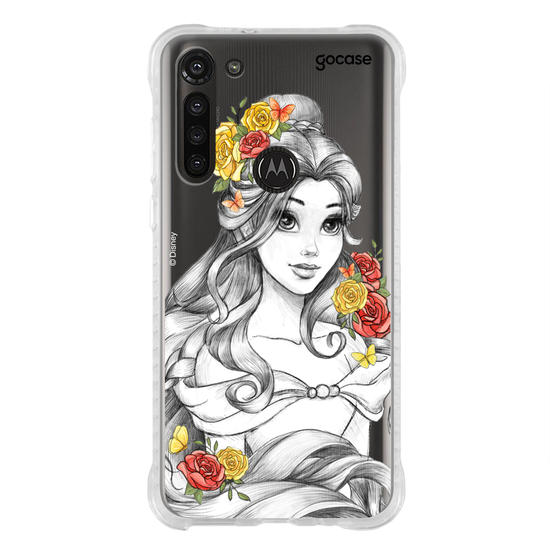 Capinha para celular Disney - Princesas - Bela Floral