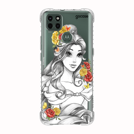 Capinha para celular Disney - Princesas - Bela Floral