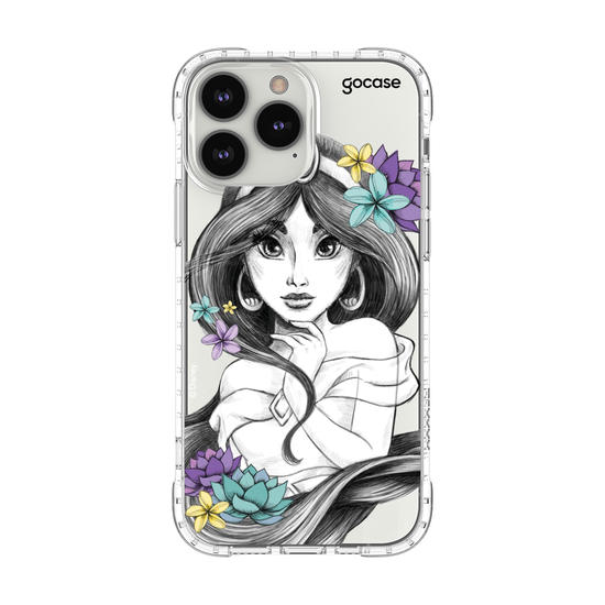 Capinha para celular Disney - Princesas - Jasmine Floral