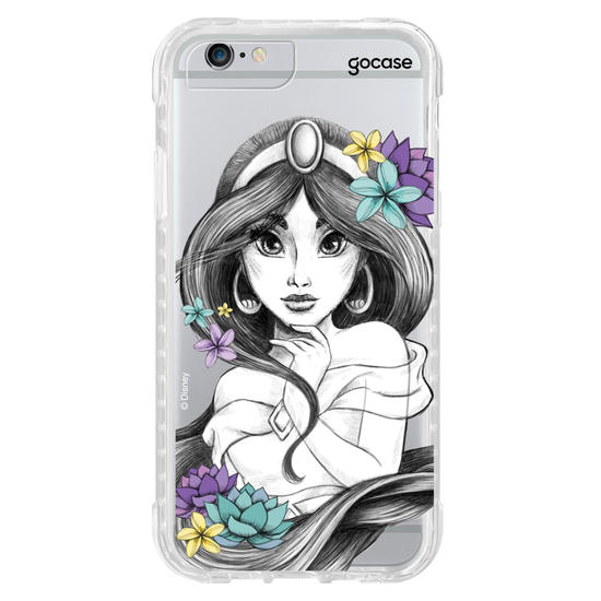 Capinha para celular Disney - Princesas - Jasmine Floral