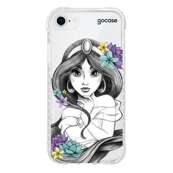 Capinha para celular Disney - Princesas - Jasmine Floral