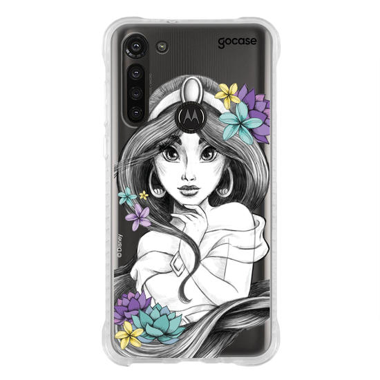 Capinha para celular Disney - Princesas - Jasmine Floral