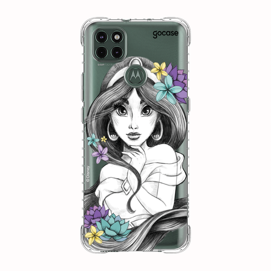 Capinha para celular Disney - Princesas - Jasmine Floral