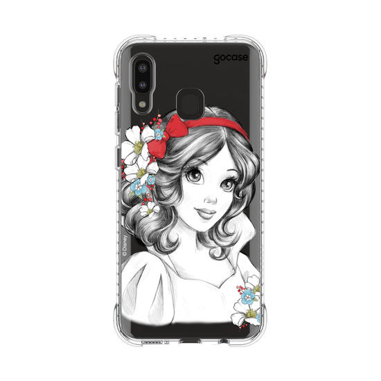 Capinha para celular Disney - Princesas - Branca de Neve Floral