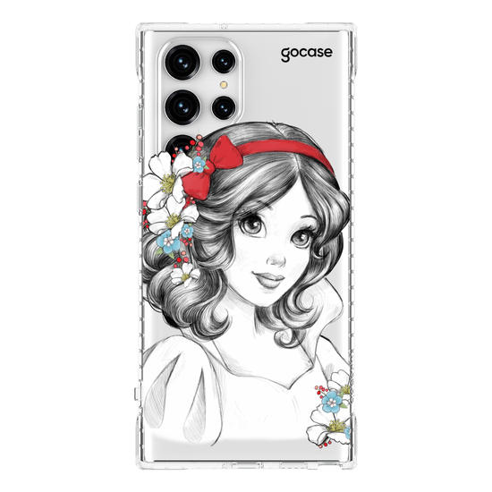 Capinha para celular Disney - Princesas - Branca de Neve Floral