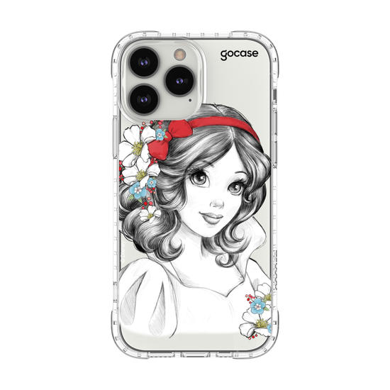 Capinha para celular Disney - Princesas - Branca de Neve Floral