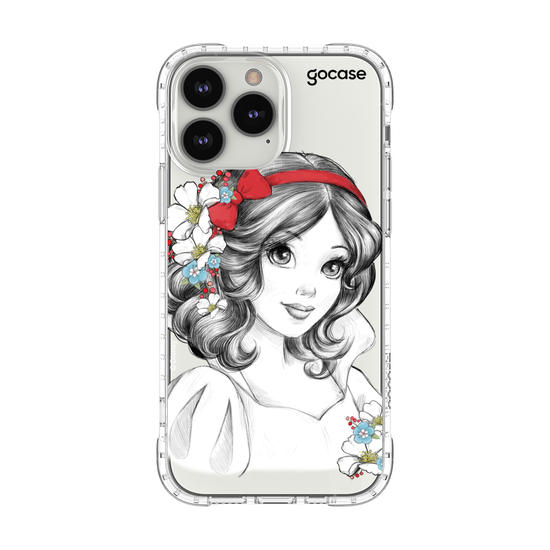 Capinha para celular Disney - Princesas - Branca de Neve Floral