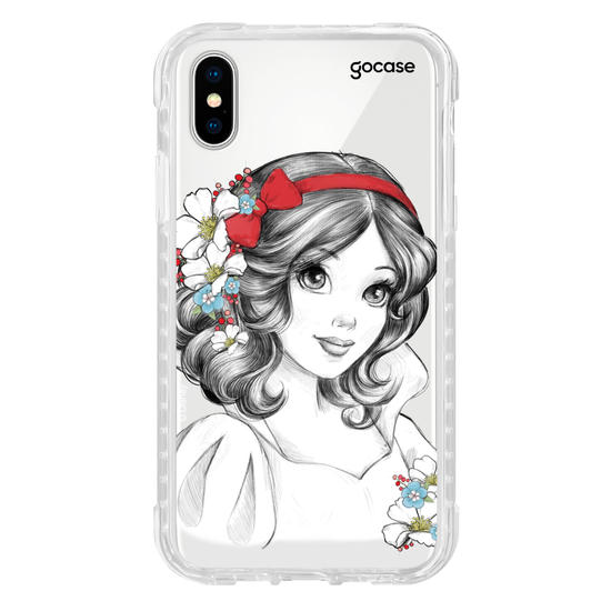 Capinha para celular Disney - Princesas - Branca de Neve Floral