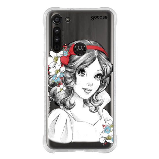 Capinha para celular Disney - Princesas - Branca de Neve Floral