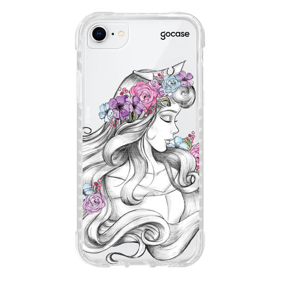 Capinha para celular Disney - Princesas - Aurora Floral