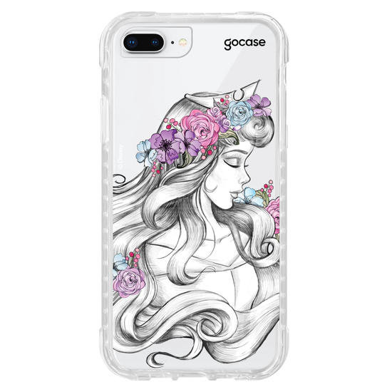 Capinha para celular Disney - Princesas - Aurora Floral