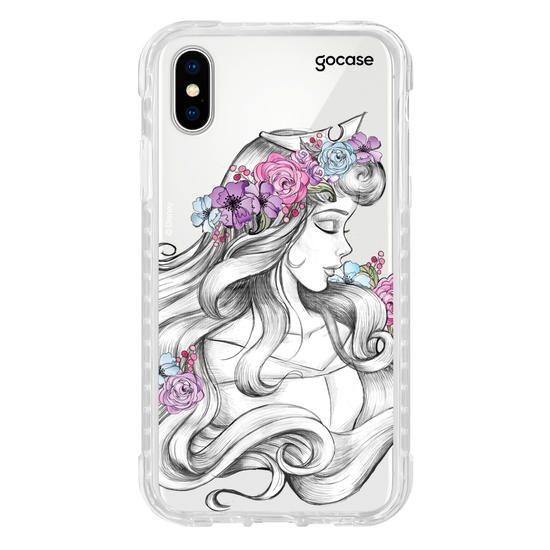 Capinha para celular Disney - Princesas - Aurora Floral