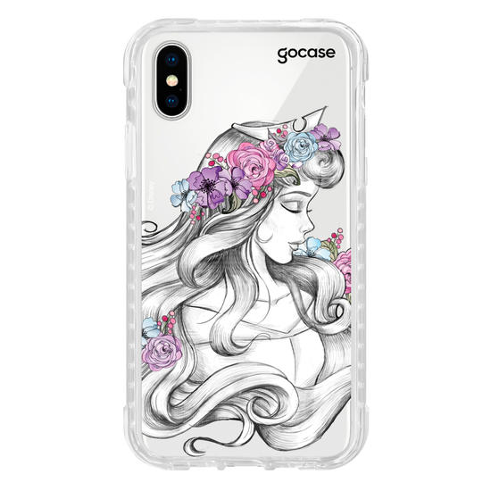 Capinha para celular Disney - Princesas - Aurora Floral