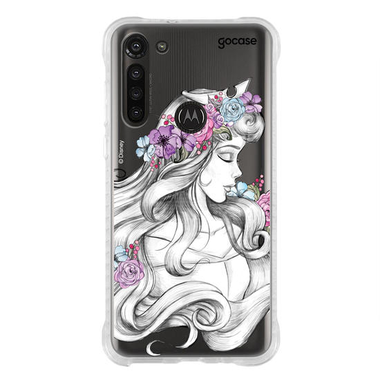 Capinha para celular Disney - Princesas - Aurora Floral