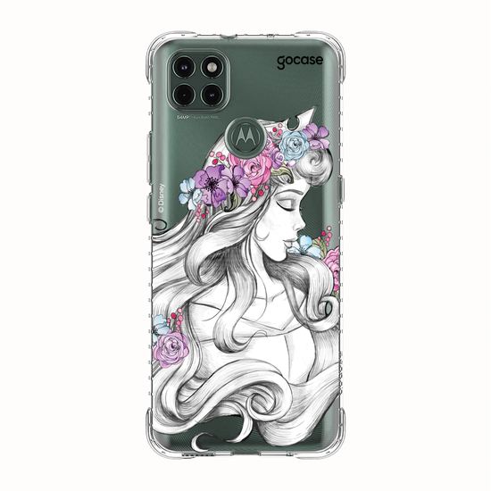 Capinha para celular Disney - Princesas - Aurora Floral