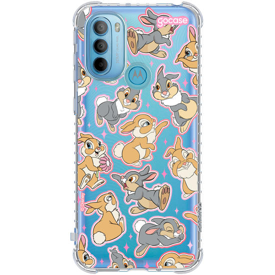Capinha para celular  Bambi - Tambor e Miss Bunny Pattern