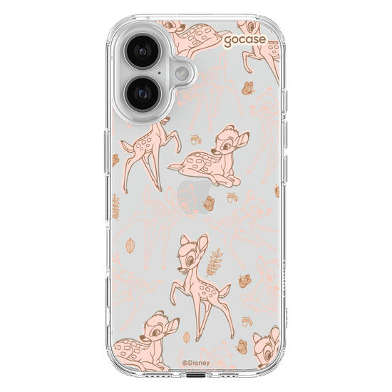 Capinha para celular  Bambi - Pattern Rosa