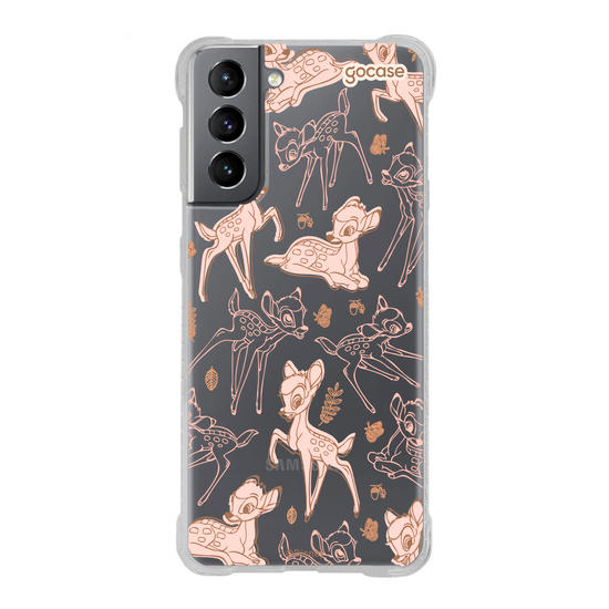 Capinha para celular  Bambi - Pattern Rosa