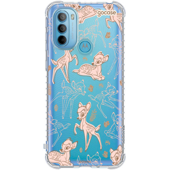 Capinha para celular  Bambi - Pattern Rosa