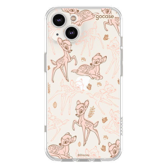Capinha para celular  Bambi - Pattern Rosa