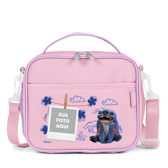 Bolsa Térmica Play -  Lilo e Stitch - Polaroid do Stitch