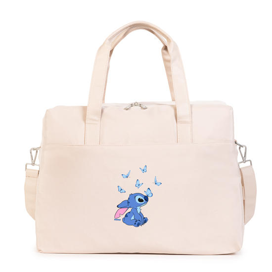 Bolsa Voyage -  Lilo & Stitch - Borboletas Cute
