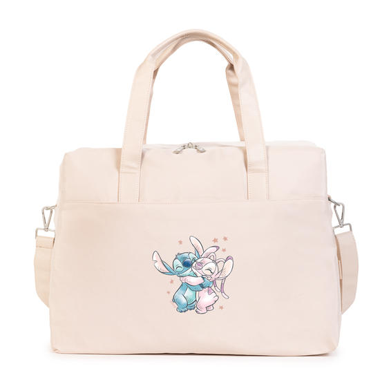 Bolsa Voyage -  Stitch e Angel - Soft Hug