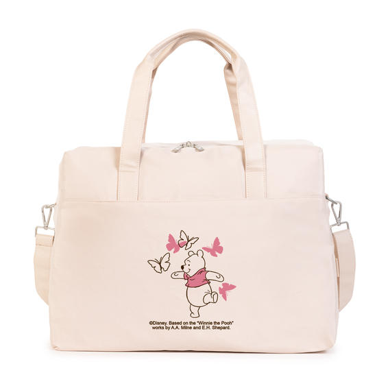 Bolsa Voyage - Ursinho Pooh - Borboletas e inicial