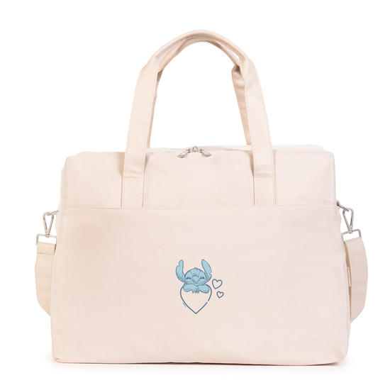 Bolsa Voyage - Stitch Heart Initial