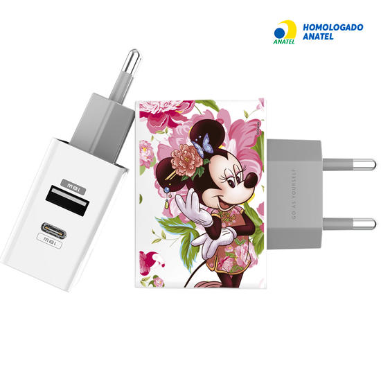 Carregador Turbo Power Gocase - Iphone / Android -  Disney - Minnie Neo Chinese