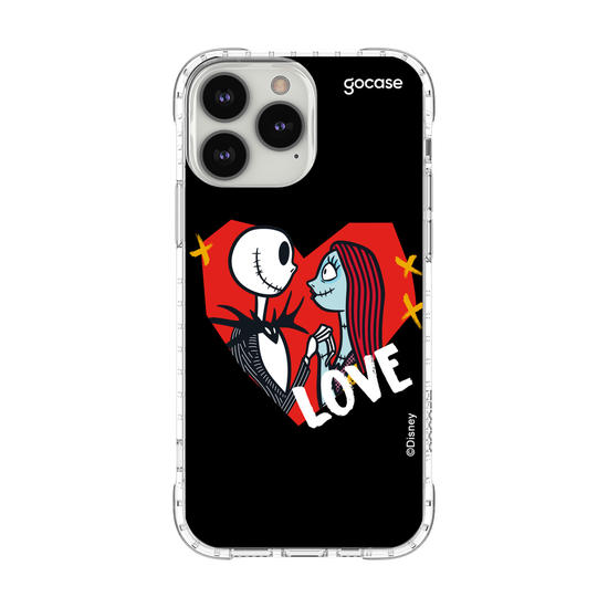 Capinha para celular Disney - Jack e Sally - Apaixonados