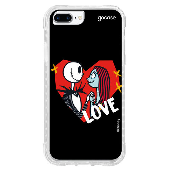 Capinha para celular Disney - Jack e Sally - Apaixonados