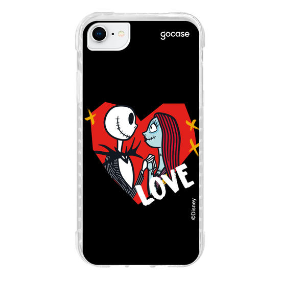 Capinha para celular Disney - Jack e Sally - Apaixonados